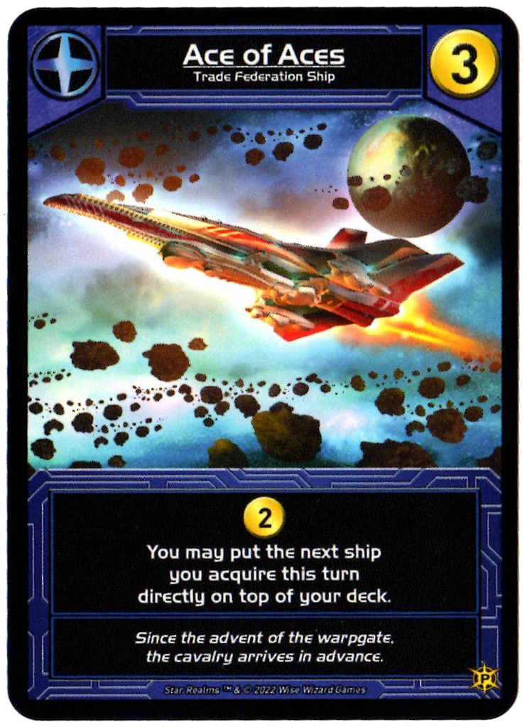 Star Realms: Ace Of Aces Promo Card 3 Star Realms: Ace Of Aces Promo Card