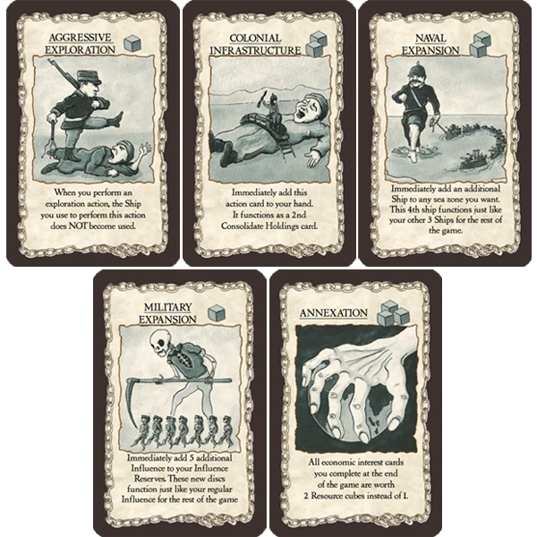 Colonialism: Upgrade Cards 3 Colonialism: Upgrade Cards