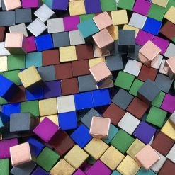 Metal Cubes - 8 Mm - Bag Of 30