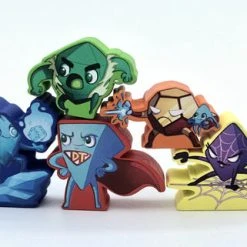 The Dice Tower: Superhedron Meeple Set (pack Of 10)