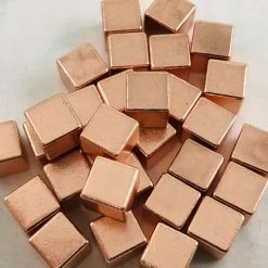 Metal Cubes - 8 Mm - Bag Of 30 12 Metal Cubes - 8 Mm - Bag Of 30 -Top Shelf Tokens Shop IMG E6680 480x480