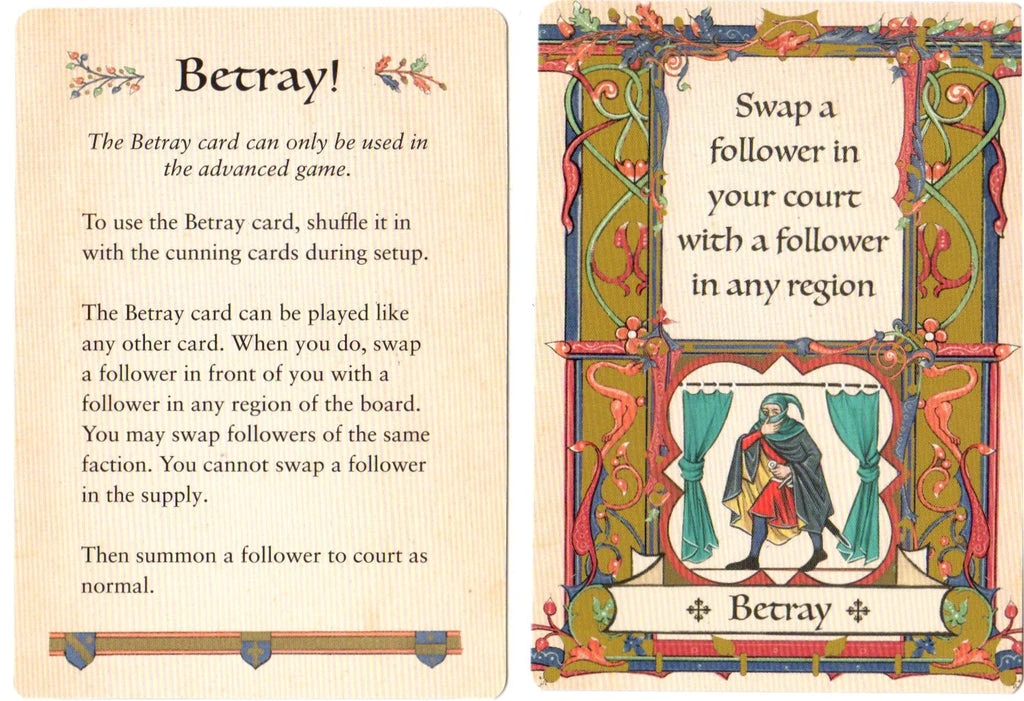 King Is Dead, The: Betray Promo Card 3 King Is Dead, The: Betray Promo Card