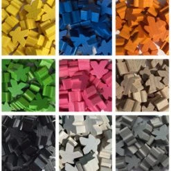 Wooden Meeples - Bag Of 10