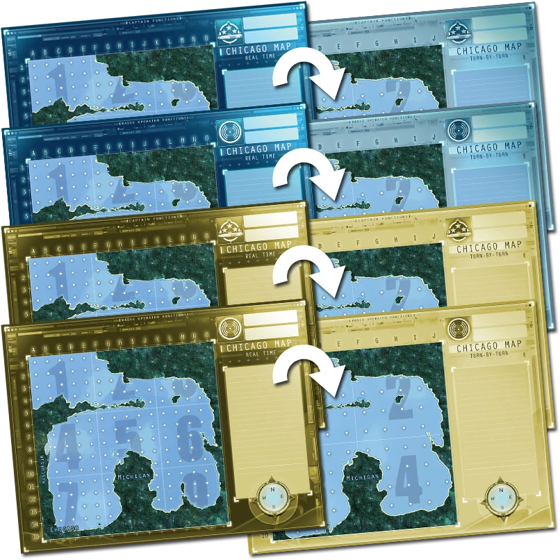 Captain Sonar: Chicago Map 3 Captain Sonar: Chicago Map