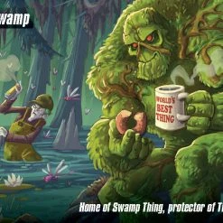DC Spyfall: Swamp Thing Location Card Promo