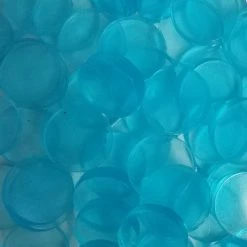 Translucent Plastic Discs - 15 Mm - Bag Of 30 -Top Shelf Tokens Shop discscyan 480x480