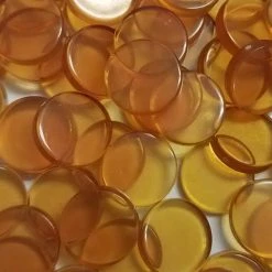 Translucent Plastic Discs - 15 Mm - Bag Of 30 -Top Shelf Tokens Shop discsorange 480x480