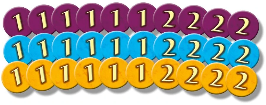 Carcassonne Maps: Chips 3 Carcassonne Maps: Chips