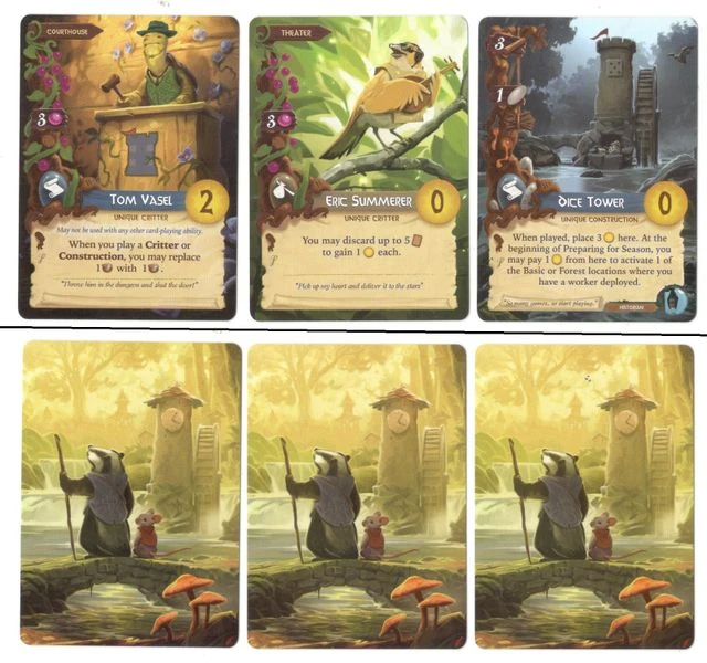 Everdell: Dice Tower Alternate Art Cards 3 Everdell: Dice Tower Alternate Art Cards